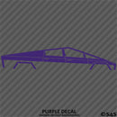 Tesla Cybertruck Silhouette Vinyl Decal