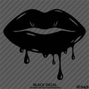 Sexy Dripping Kiss Lips Silhouette JDM Style Vinyl Decal