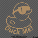 For Jeep: Duck Me Cool Duck Vinyl Decal