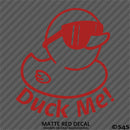 For Jeep: Duck Me Cool Duck Vinyl Decal