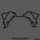 Puppy Ears: Border Collie Dog Vinyl Decal