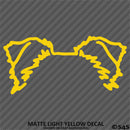 Puppy Ears: Border Collie Dog Vinyl Decal