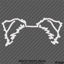 Puppy Ears: Border Collie Dog Vinyl Decal