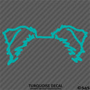 Puppy Ears: Border Collie Dog Vinyl Decal