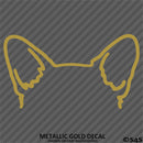 Puppy Ears: Corgi Dog Vinyl Decal