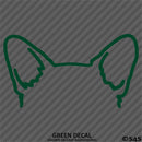 Puppy Ears: Corgi Dog Vinyl Decal