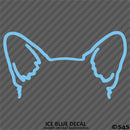 Puppy Ears: Corgi Dog Vinyl Decal