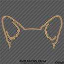 Puppy Ears: Corgi Dog Vinyl Decal