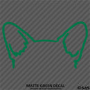 Puppy Ears: Corgi Dog Vinyl Decal