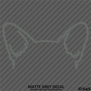 Puppy Ears: Corgi Dog Vinyl Decal