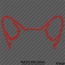 Puppy Ears: Corgi Dog Vinyl Decal