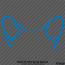 Puppy Ears: Corgi Dog Vinyl Decal