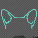 Puppy Ears: Corgi Dog Vinyl Decal