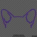 Puppy Ears: Corgi Dog Vinyl Decal