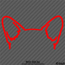 Puppy Ears: Corgi Dog Vinyl Decal