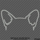 Puppy Ears: Corgi Dog Vinyl Decal