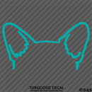 Puppy Ears: Corgi Dog Vinyl Decal
