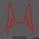 Puppy Ears: Doberman Pinscher Dog Vinyl Decal