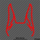 Puppy Ears: Doberman Pinscher Dog Vinyl Decal