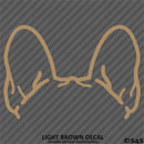 Puppy Ears: French Bulldog Frenchie Dog Vinyl Decal