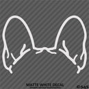 Puppy Ears: French Bulldog Frenchie Dog Vinyl Decal