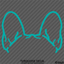 Puppy Ears: French Bulldog Frenchie Dog Vinyl Decal