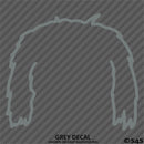 Puppy Ears: Havanese Dog Vinyl Decal