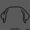 Puppy Ears: Labrador Retriever Dog Vinyl Decal