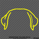 Puppy Ears: Labrador Retriever Dog Vinyl Decal