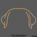 Puppy Ears: Labrador Retriever Dog Vinyl Decal