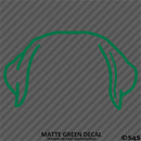 Puppy Ears: Labrador Retriever Dog Vinyl Decal