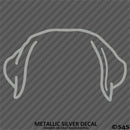 Puppy Ears: Labrador Retriever Dog Vinyl Decal