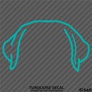 Puppy Ears: Labrador Retriever Dog Vinyl Decal