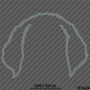 Puppy Ears: Newfoundland Newfie Dog Vinyl Decal