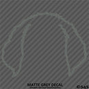 Puppy Ears: Newfoundland Newfie Dog Vinyl Decal