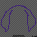 Puppy Ears: Newfoundland Newfie Dog Vinyl Decal