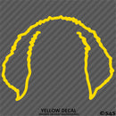 Puppy Ears: Newfoundland Newfie Dog Vinyl Decal