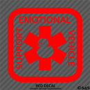 For Jeep: Emotional Support Vehicle Duck Vinyl Decal