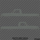 Ford F-100 Pickup Classic Truck Silhouette (PAIR) Vinyl Decal
