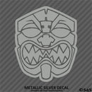 Farmers Market Hawaiian Tiki Mask Vinyl Decal