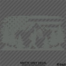 American Flag: Bigfoot Outdoor Scene Vinyl Decal