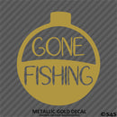 Gone Fishing Bobber Hunting Vinyl Decal