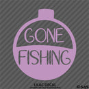 Gone Fishing Bobber Hunting Vinyl Decal