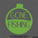 Gone Fishing Bobber Hunting Vinyl Decal