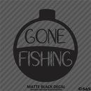 Gone Fishing Bobber Hunting Vinyl Decal