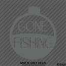 Gone Fishing Bobber Hunting Vinyl Decal