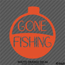 Gone Fishing Bobber Hunting Vinyl Decal