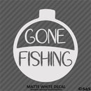 Gone Fishing Bobber Hunting Vinyl Decal