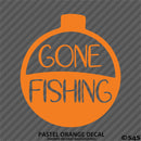 Gone Fishing Bobber Hunting Vinyl Decal