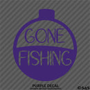 Gone Fishing Bobber Hunting Vinyl Decal